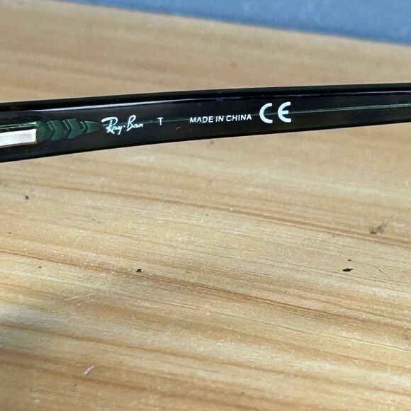 Ray-Ban Eyeglasses RB5187 2445 Brown Rectangular Full Rim Frames Only 52-16-140 - Picture 7 of 8